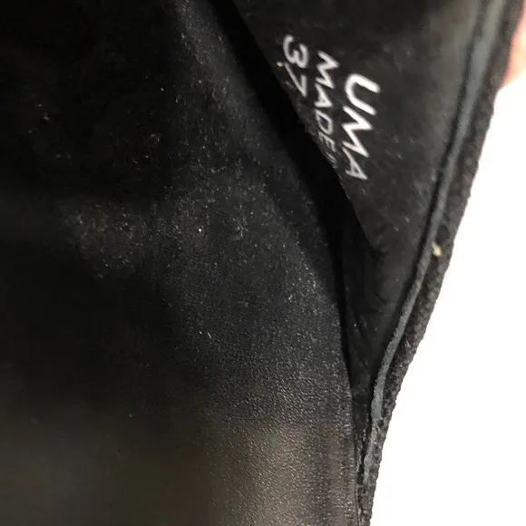 NWOT- Ash Uma Flat Slide Sandal, Black Sz 37