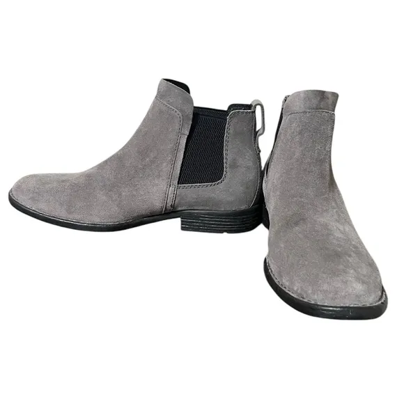 NWOT BORN Gray Suede Opanka Chelsea Pull-on Boot Men’s Size 11