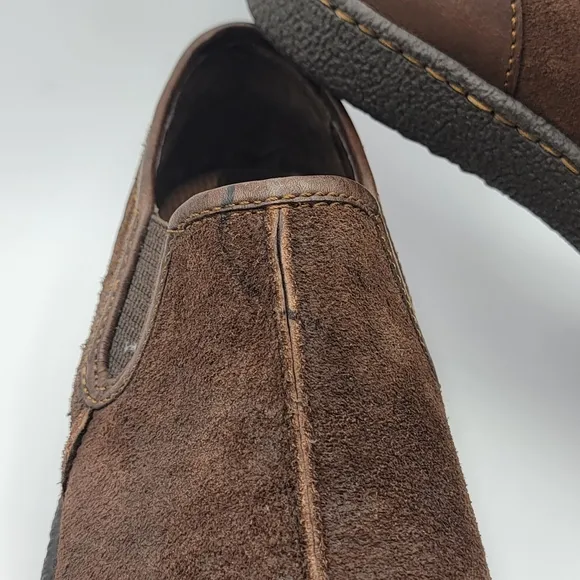 NWOT Born Nigel Slip On Distressed Suede Loafers Size 9 (M)/ 10.5 (W)  #1342