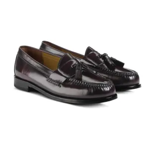 NWOT Cole Haan Men's Pinch Tassel Loafers Burgundy Handsewn Leather Size 10.5