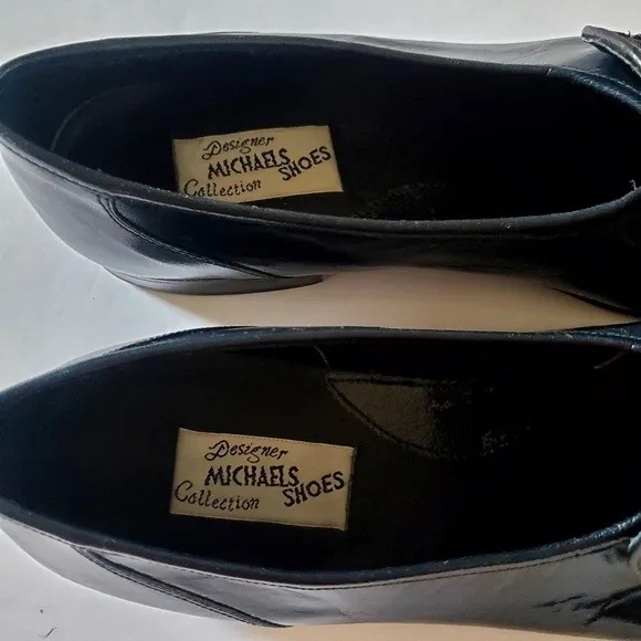 NWOT Designer Michaels Shoes Leather Men's Loafers Size 12