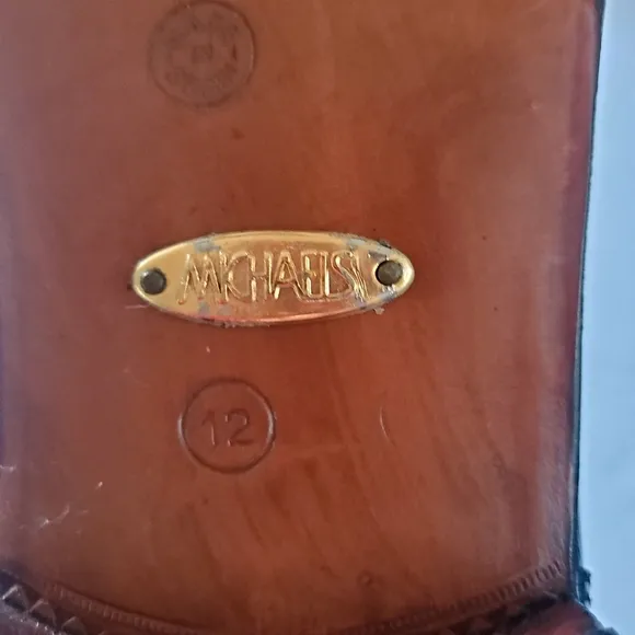 NWOT Designer Michaels Shoes Leather Men's Loafers Size 12