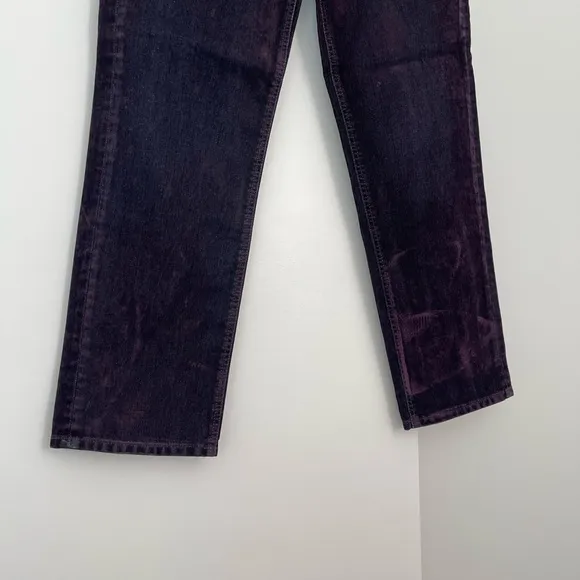 NWOT Free People First Class Low Rise Velvet Straight Jeans Pants Size 27