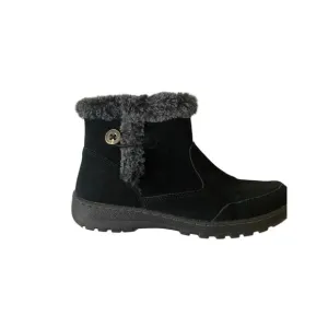 NWOT Khombu Black Suede Ankle Boots Sz 10M