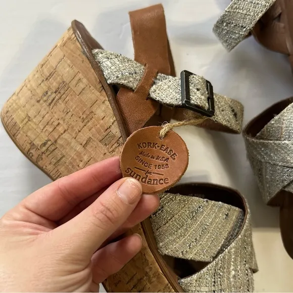 NWOT Kork Ease Sundance Ava Wedges Sandals