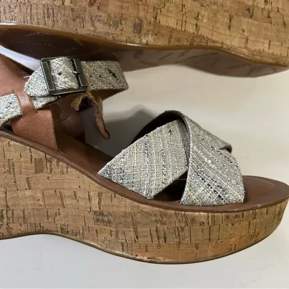 NWOT Kork Ease Sundance Ava Wedges Sandals