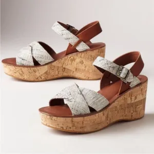 NWOT Kork Ease Sundance Ava Wedges Sandals