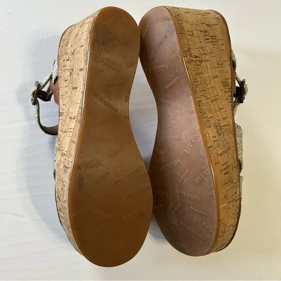 NWOT Kork Ease Sundance Ava Wedges Sandals
