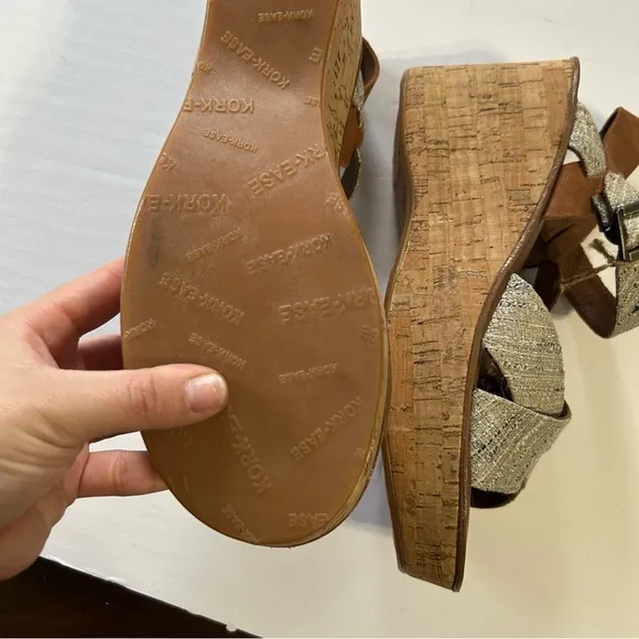 NWOT Kork Ease Sundance Ava Wedges Sandals