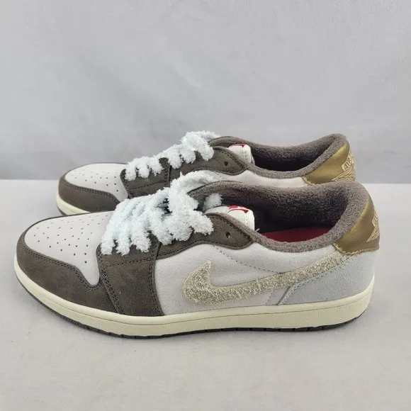 NWOT low top retro suede sneakers men's size 12 *NO BOX*