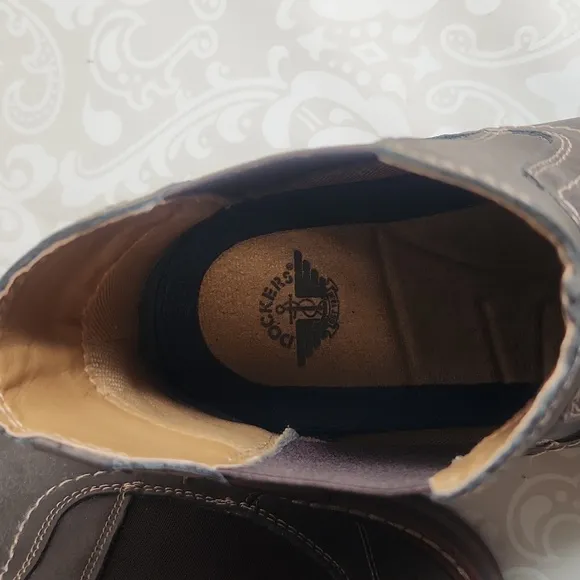 NWOT Men's Dockers Slip On Brown Boots