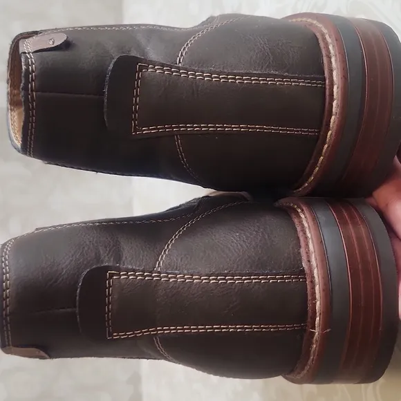 NWOT Men's Dockers Slip On Brown Boots
