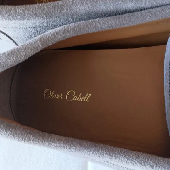 NWOT Oliver Cabell Men's Gray Suede Leather Loafers_44