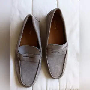 NWOT Oliver Cabell Men's Gray Suede Leather Loafers_44