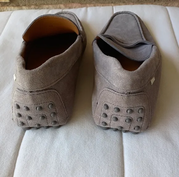 NWOT Oliver Cabell Men's Gray Suede Leather Loafers_44
