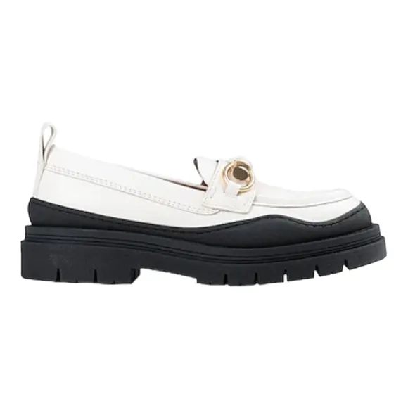 NWOT See by Chloé Lylia Leather Lug-Sole Loafers