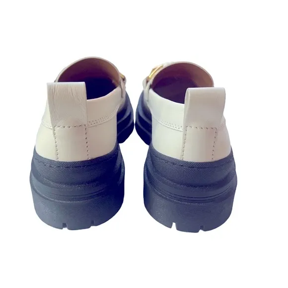 NWOT See by Chloé Lylia Leather Lug-Sole Loafers