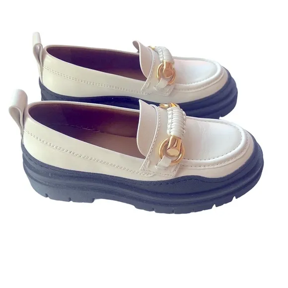 NWOT See by Chloé Lylia Leather Lug-Sole Loafers
