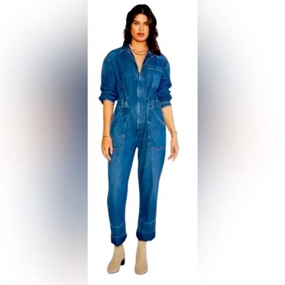 NWT $249 Etica Kinsley Denim Jumpsuit
