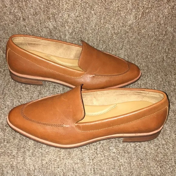 🤎NWT Aerosoles Tan Genuine Leather Loafers