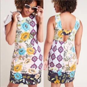NWT Anthropologie Lissa Twill Mini Dress Size 8