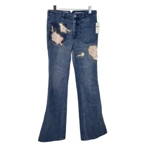 NWT Anthropologie Pilcro &amp; The Letterpress High-Rise Trouser Bootcut Jeans Size