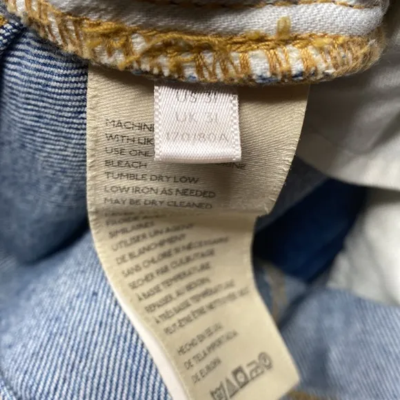 NWT Anthropologie Pilcro selvedge straight leg distressed jeans