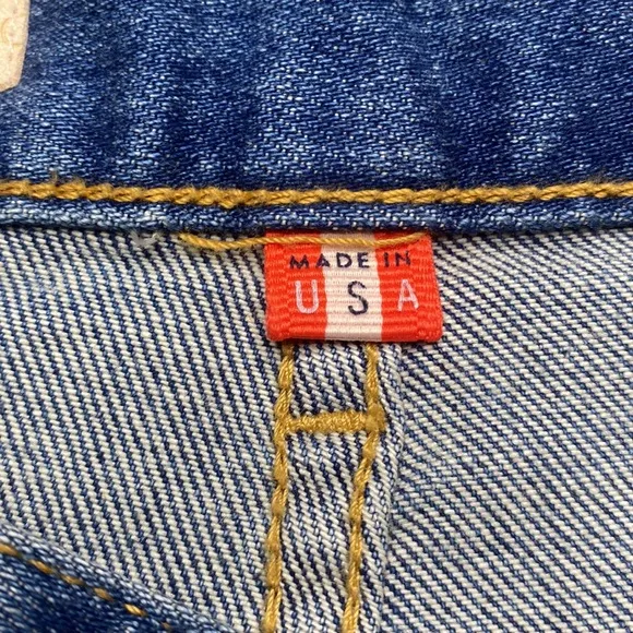 NWT Anthropologie Pilcro selvedge straight leg distressed jeans