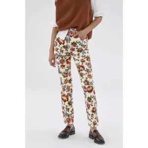 NWT Anthropologie Pilcro The Cigarette Floral Jeans - 28 waist