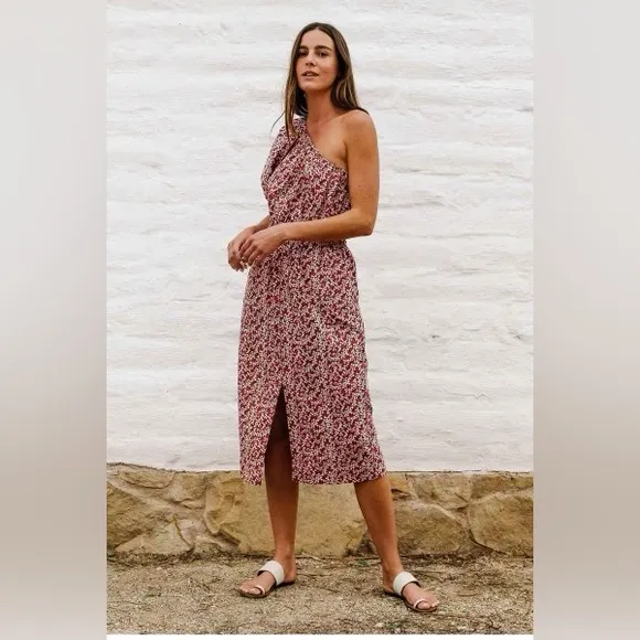 NWT! Apiece Apart One-Shoulder Palma Midi Dress (Small)