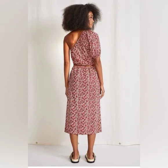 NWT! Apiece Apart One-Shoulder Palma Midi Dress (Small)