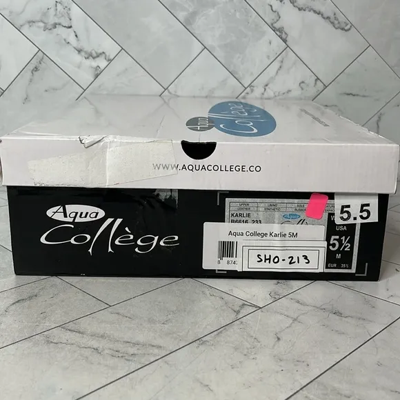 NWT Aqua College Womens Snake Print Karlie Ankle Bootie Shoe Size 5.5M