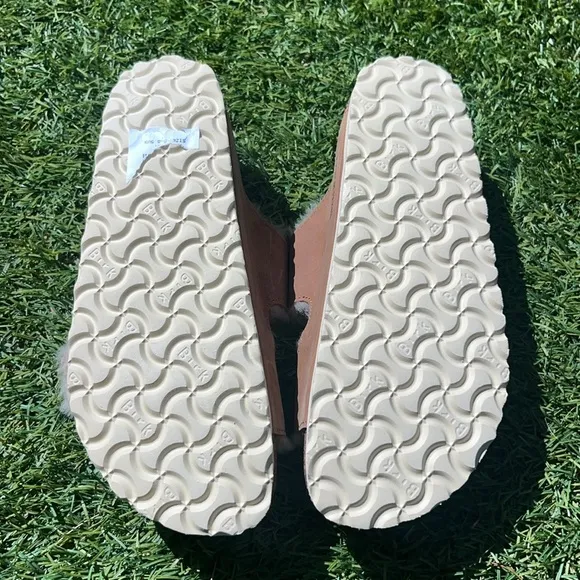 NWT BIRKENSTOCK BIG BUCKLE Arizona Shearling Sandals!
