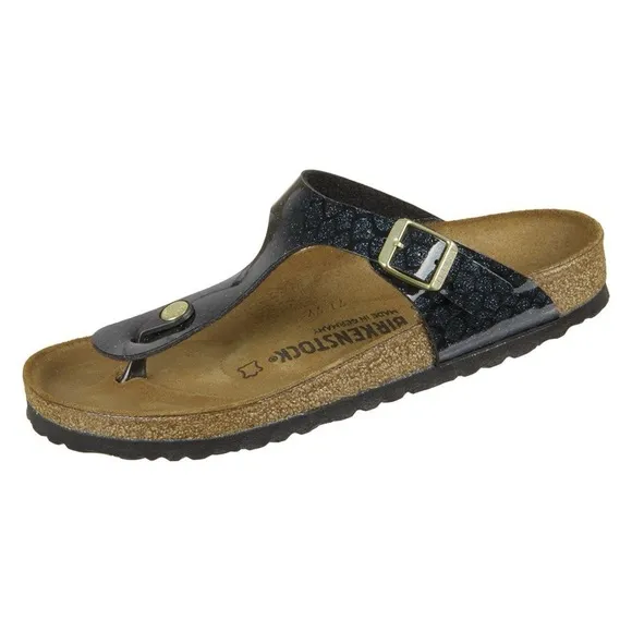 NWT BIRKENSTOCK GIZEH in MAGIC SNAKE BLACK size 36-5 Woman’s