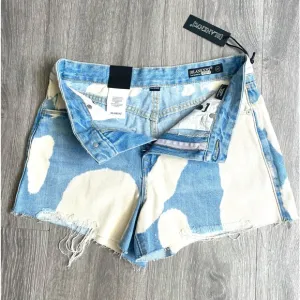 💘NWT BLANKNYC THE BARROW VINTAGE HIGH RISE SHORT BLEACHED TIE DYE SIZE 27 or 4!