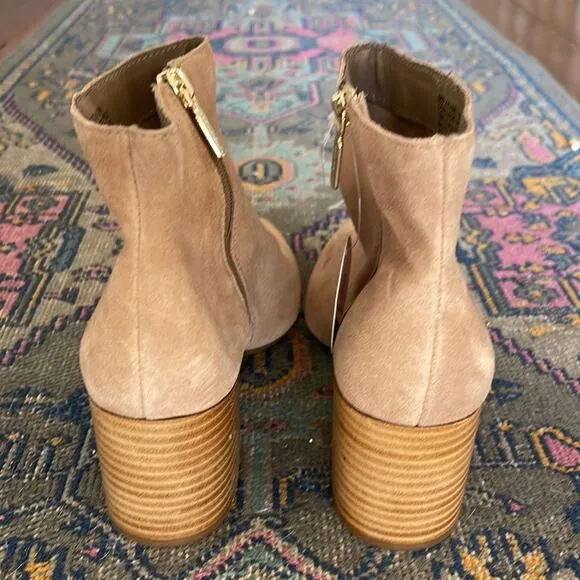 NWT Blondo Tasel waterproof suede heeled side zip ankle boots sz 8