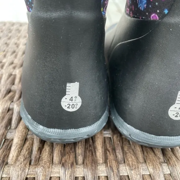NWT - Bogs York Neon Unicorn Waterproof Rain/Snow Boots - Size 3