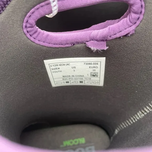 NWT - Bogs York Neon Unicorn Waterproof Rain/Snow Boots - Size 3