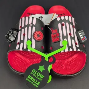 NWT CROCS SANDALS DARTH VADER CLASSIC SLIDE V2 M4 / W6 STAR WARS DISNEY A28