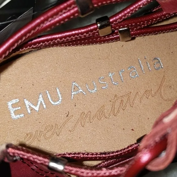 NWT ~ EMU AUSTRALIA Melina Suede Strappy Boots