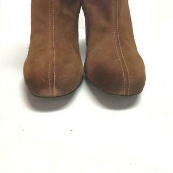 NWT Free People Cecile Suede Ankle Boots Brown
