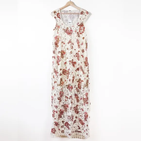NWT Free People Lilly Lace Maxi Dress
