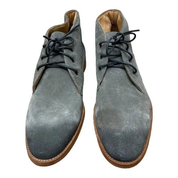 NWT Gordon Rush Leather Suede Chukka Charcoal Size 12 Boots Burnished