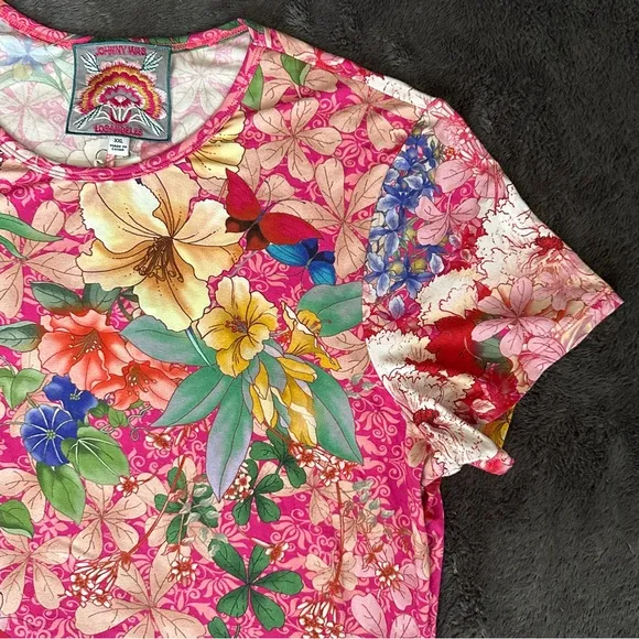 NWT Johnny Was The Janie Favorite Cap Sleeve Dress - Frame Multi Size XXL