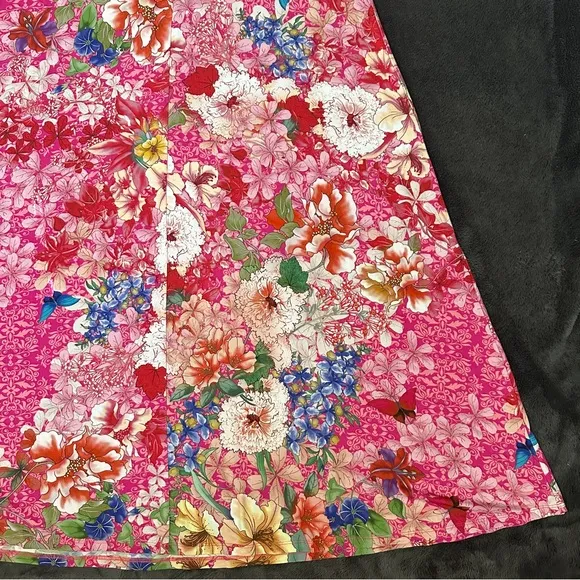 NWT Johnny Was The Janie Favorite Cap Sleeve Dress - Frame Multi Size XXL