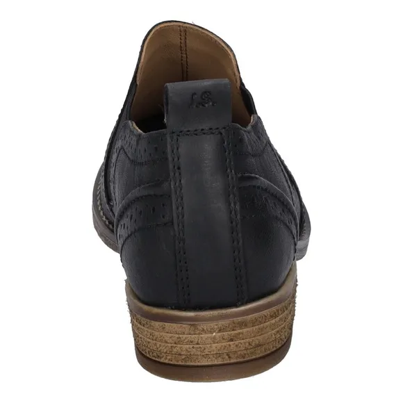 NWT Josef Seibel Sienna 43 Slip On Black Boots Sz 39 (US 8)
