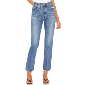 NWT Levi’s 501 Straight Leg Jeans Cotton Athens Dark Blue 30