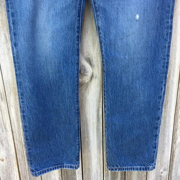 NWT Levi’s 501 Straight Leg Jeans Cotton Athens Dark Blue 30