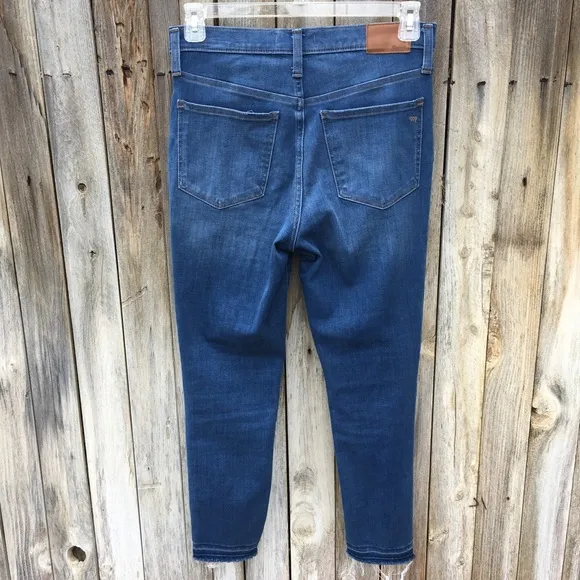 NWT Madewell 10” High Rise Skinny Jean Bixley Blue 28