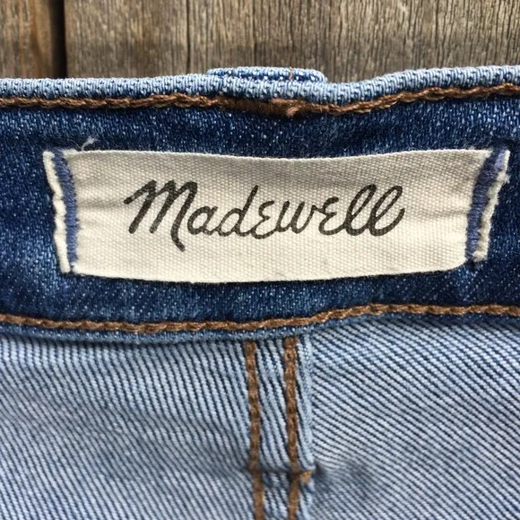 NWT Madewell 9” Mid Rise Skinny Crop Jean Blue 27